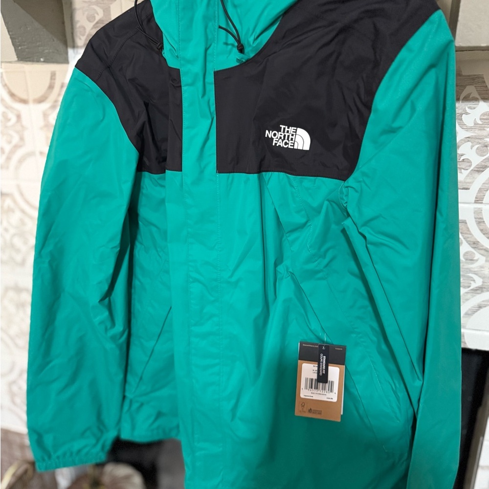 The North Face Green and Black Jacket